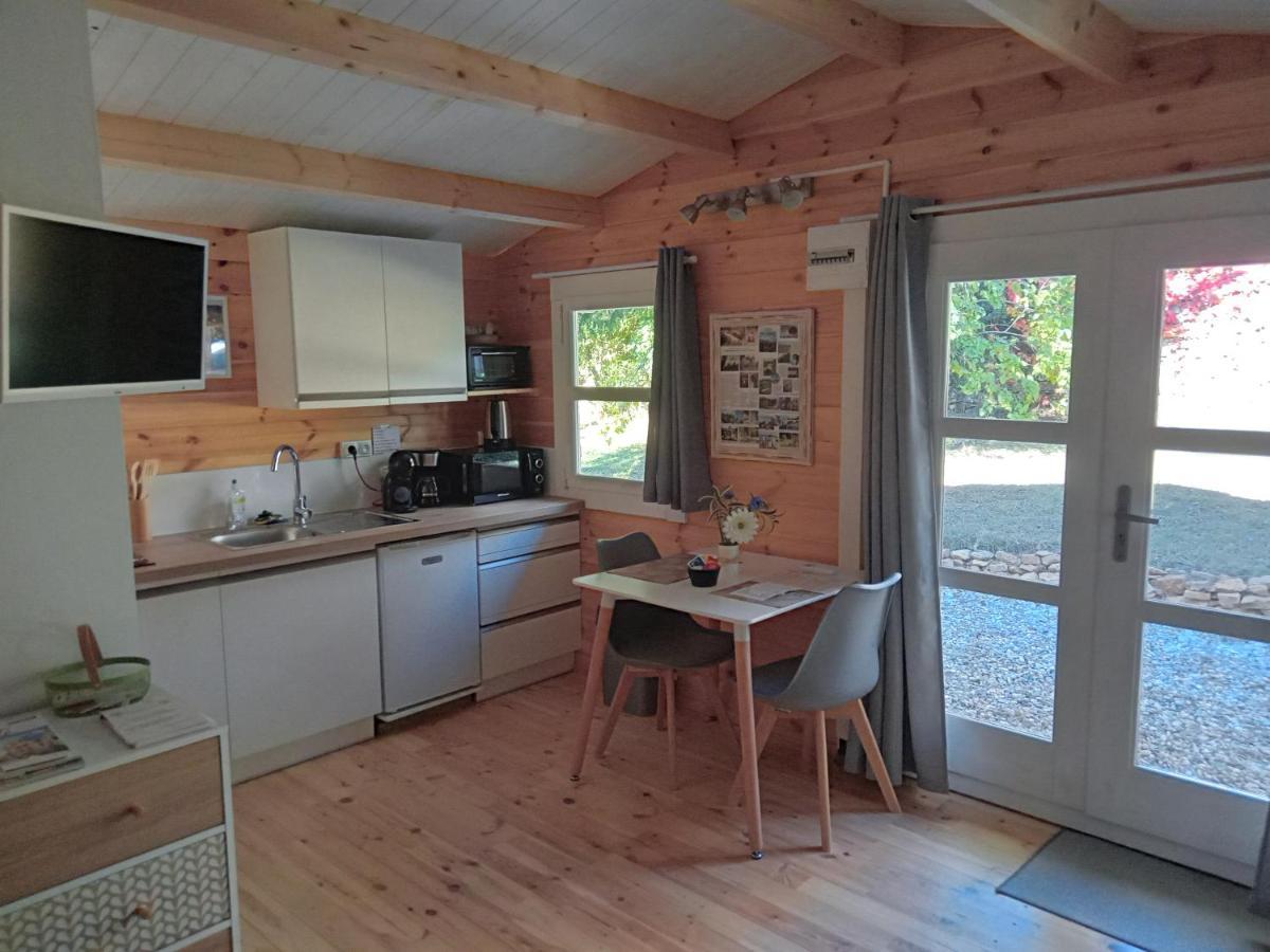 Chalet "Le Petit Olivier" Gites Appart 'Hotel L'Echappee Belle D'Aubenas Logement 2 Sur 3 Ngoại thất bức ảnh