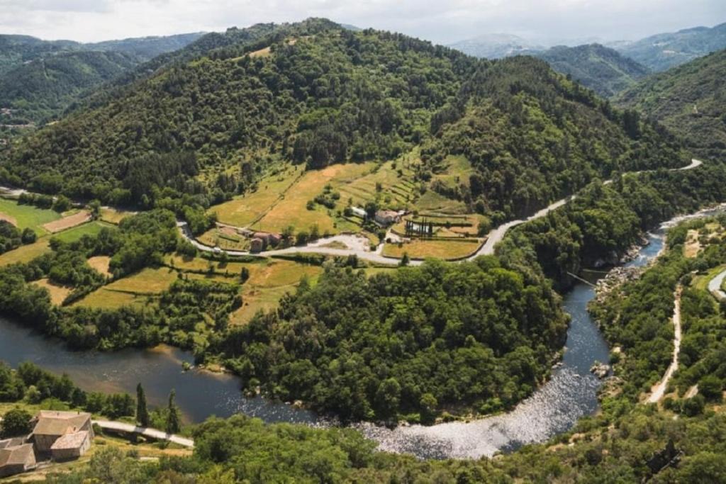 Chalet "Le Petit Olivier" Gites Appart 'Hotel L'Echappee Belle D'Aubenas Logement 2 Sur 3 Ngoại thất bức ảnh